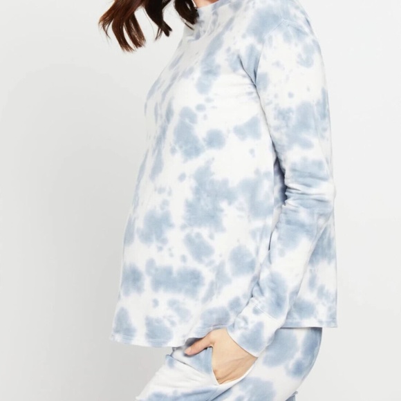 Motherhood Maternity Tie-Dyed Lightweight Sweatshirt - Picture 4 of 15